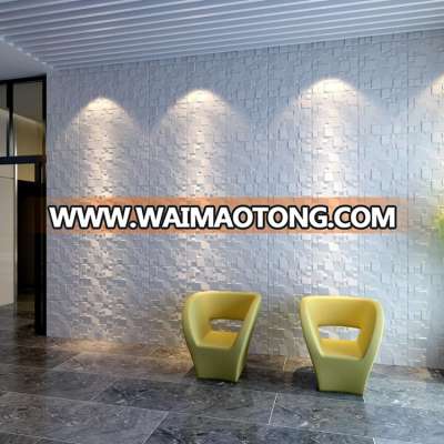 2018 deep embossed pvc wallpaper 3d wall panel (1.5m*500*500m)